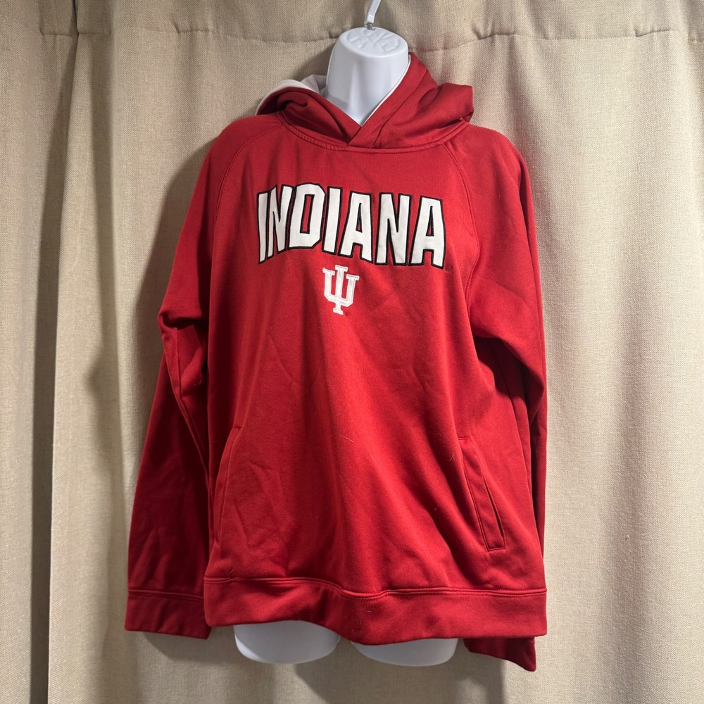 Stadium Athletics Youth XL Red Indiana Hoosiers‎ Hoodie Sweatshirt IU